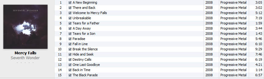 Seventh Wonder - Mercy Falls